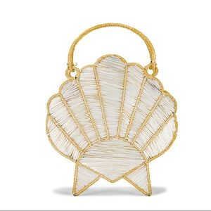 Poolside The Love Song Clutch White Sea Shell